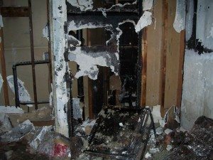 burnt down house fire restoration