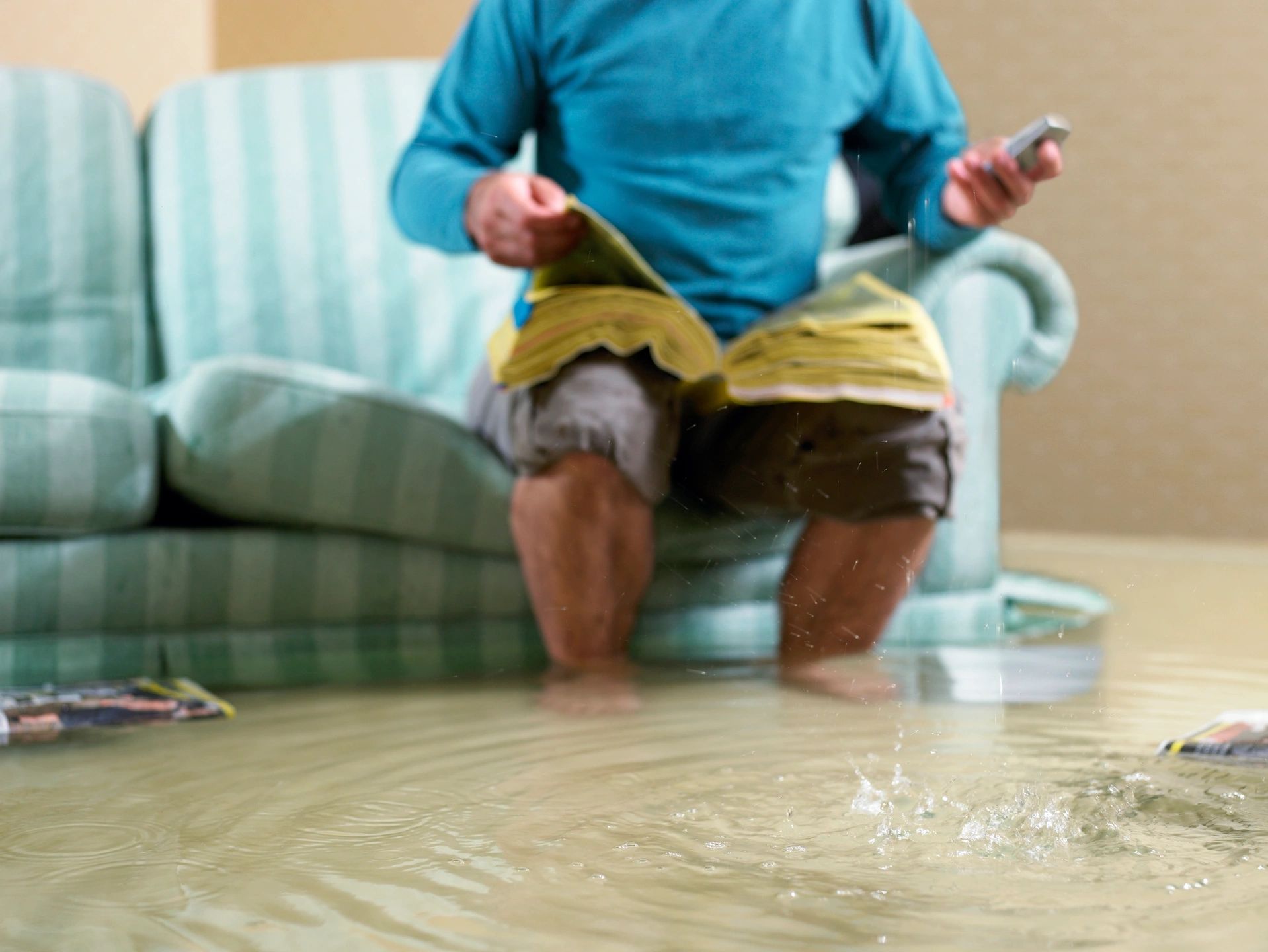 Flood Damage in Salt Lake City Home