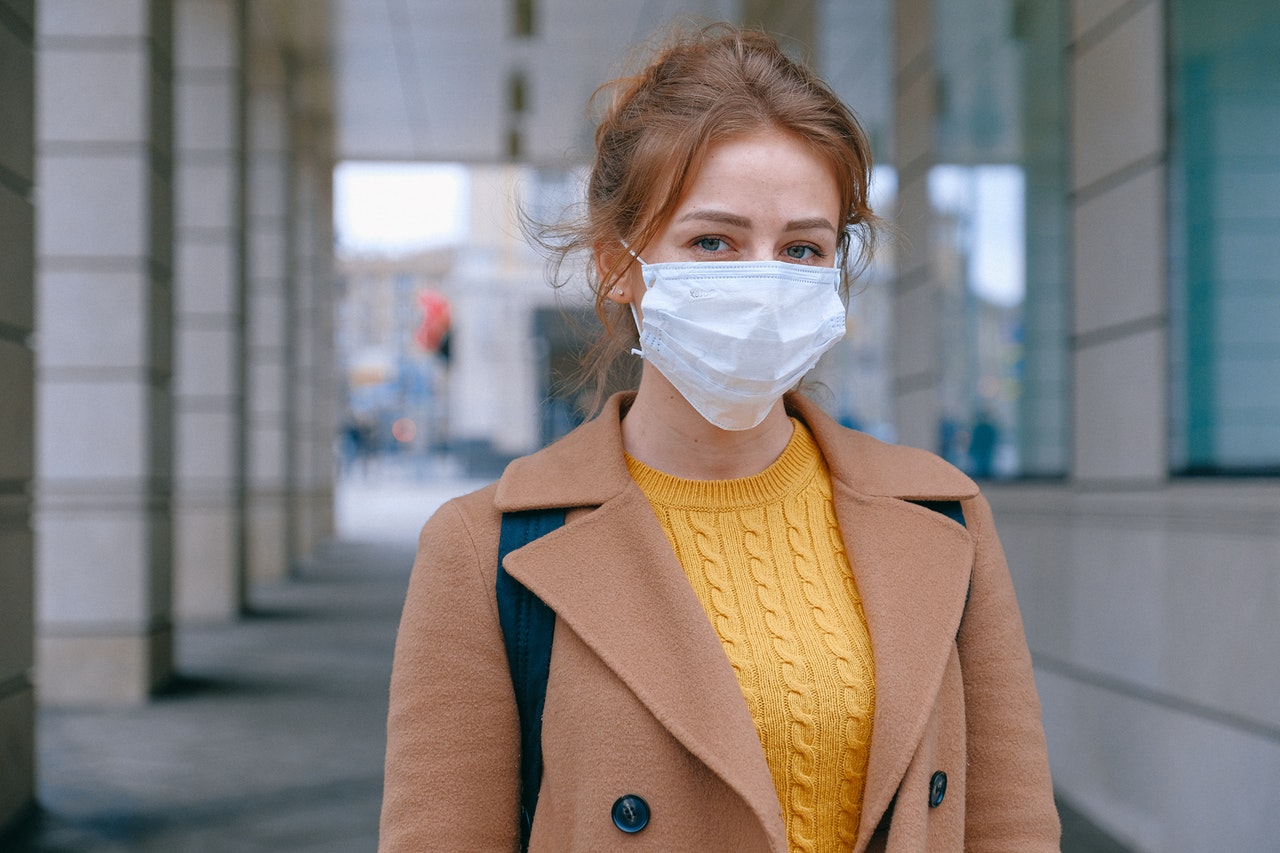 wearing face mask